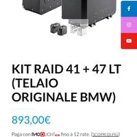 Valigie MY TECH per BMW GS 1200/1250 pari al nuovo