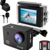 Action Cam 4K 30FPS, 40M Fotocamera Subacquea WiFi