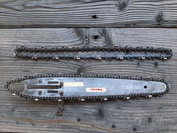 Barra carving e catene motosega potatura