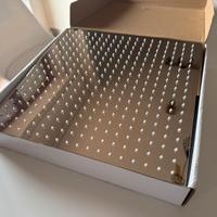 Soffione doccia piatto cromato dim. 40x40 cm