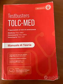 Libro manuale di teoria testbusters per TOLC MED
