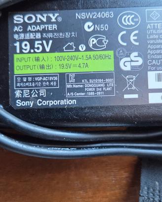 alimentatore notebook 