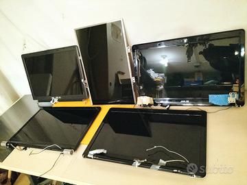 4 display monitor notebook con scocche