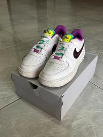 Nike Air Force 1 Low '07 LV8, Bianco Viola Vivido