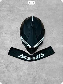 Casco Acerbis motocross-Nero-Taglia M