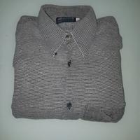 Camicia uomo Jefferson, bianco/nero, taglia S
