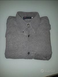 Camicia uomo Jefferson, bianco/nero, taglia S