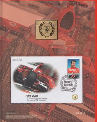 Francobollo Deluxe Bolaffi Set Ferrari 
