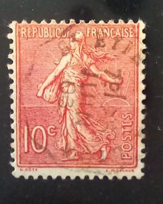 FRANCOBOLLO SEMINATRICE FRANCIA 1903