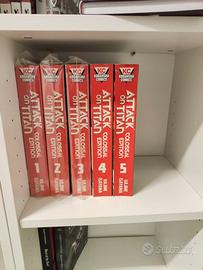 Attack on titan colossal edition 1-5 ENG