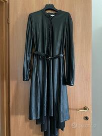 Abito chemisier in pelle