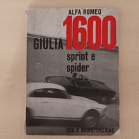 Alfa Romeo Giulia 1600 SS Sprint e Spider uso e m