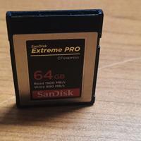 Scheda CF -express 64gb Sandisk