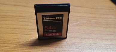 Scheda CF -express 64gb Sandisk