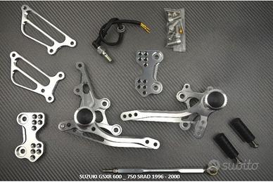 Pedane arretrate SUZUKI GSXR 600 / 750 1996 - 2000