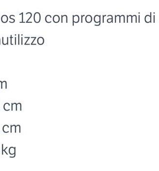 Ellittica Domyos 120 con programmi di allenamento.