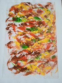 quadro di Giovanni Troiani su carta acquarello