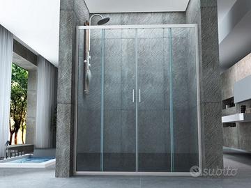 Porta doccia con ingresso centrale