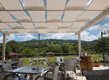 Gazebo in legno lamellare