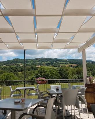 Gazebo in legno lamellare