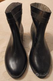 Stivaletti pioggia gomma donna n. 40 - Blu