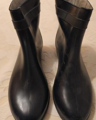 Stivaletti pioggia gomma donna n. 40 - Blu