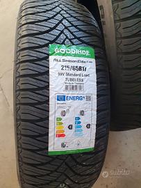 4 Gomme 215/ 65 /17.99v 4 stagioni   