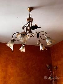 ✨ Elegante Lampadario + Piantana coordinata ✨