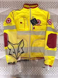 Giubbino tecnico giallo h.v. Croce Rossa Italiana