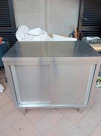 mobile acciaio cucina