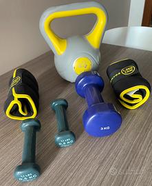 Kit pesi allenamento palestra