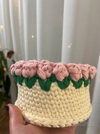 Cestino tulipano 15x15