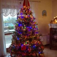 Albero di Natale primi anni 2000, di cm 240