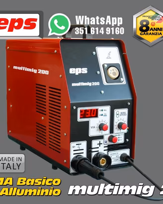 Mig inverter Multiprocesso 200 Ampere EPS