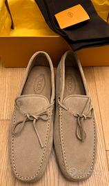 Tod’s Mocassini Uomo suede sabbia 42 NUOVI