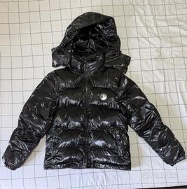 Piumino Nero Lucido – Modello Trapuntato