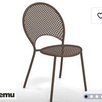 2 sedie emu sole colore marrone india