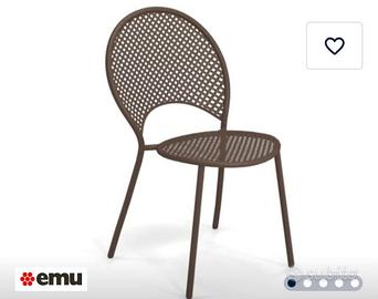 2 sedie emu sole colore marrone india