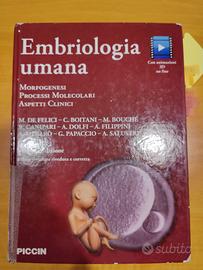 Libro Embriologia Umana PICCIN Seconda Edizione
