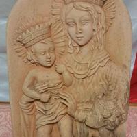 frontale madonna terracotta
