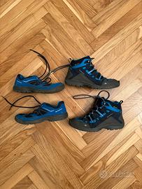 Scarpe trekking bambino 37 waterproof