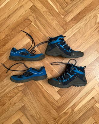Scarpe trekking bambino 37 waterproof