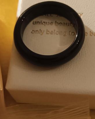 anello onice nera taglia 9
