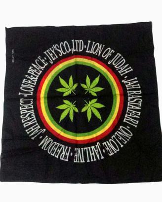 Bandana Bandiera Weed Freedom Peace-Love-Respect