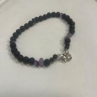 Bracciale unisex pietra lavica