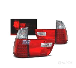 FANALI BMW X5 E53 99-03 LED ROSSO CROMATO