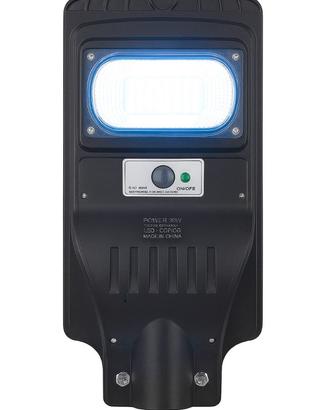 Lampione LED 60W Solare Crepuscolare Telecomando