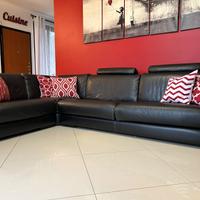 Divano in vera pelle Brian form