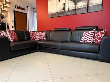 Divano in vera pelle Brian form