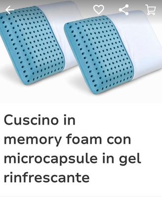 cuscino in memory 